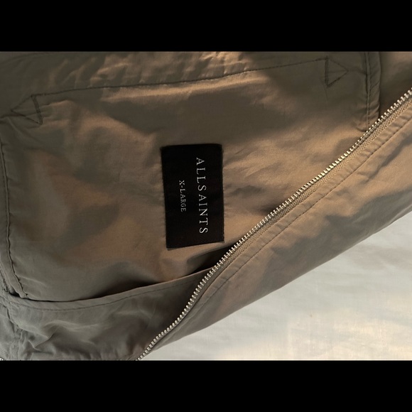 All Saints Lightweight Bomber Jacket - Picture 2 of 3